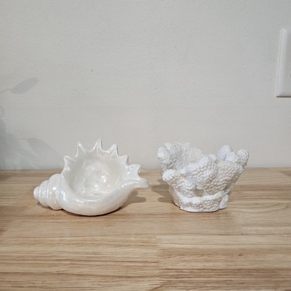 Pair of Beach Tealight Candle Holders - Picture 1 of 8